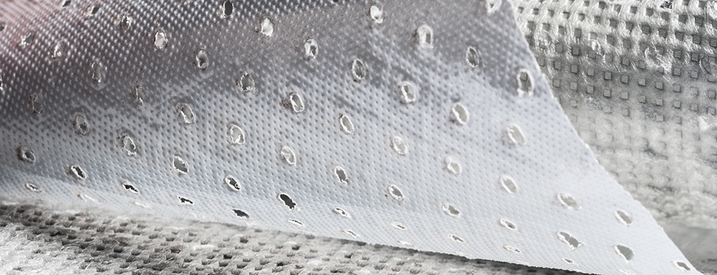 Zoom ins Spezialkunststoffvlies 2, Farbe: Grau